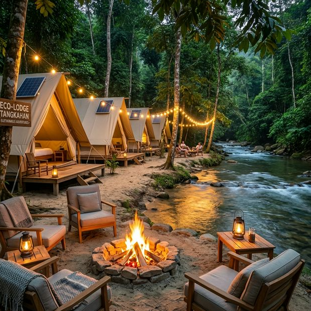 Pengalaman Menginap di Eco-Lodge Tengah Hutan Tangkahan